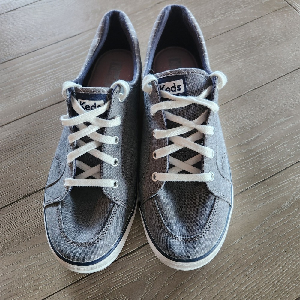 Keds Women's Center III Canvas Lace-Up Sneakers Size 9 Casual Low Top Shoes NWOT - Picture 2 of 9